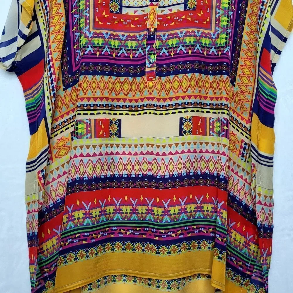 Johnny‎ Was Multicolored Brenda Blouse Size Medium